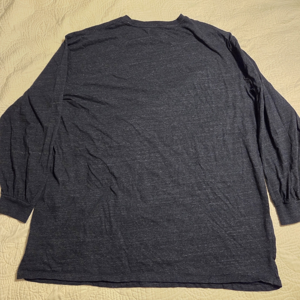Polo Ralph Lauren Men’s Long Sleeve T-shirt 3XLT Heather Gray Pocketed - Picture 7 of 11